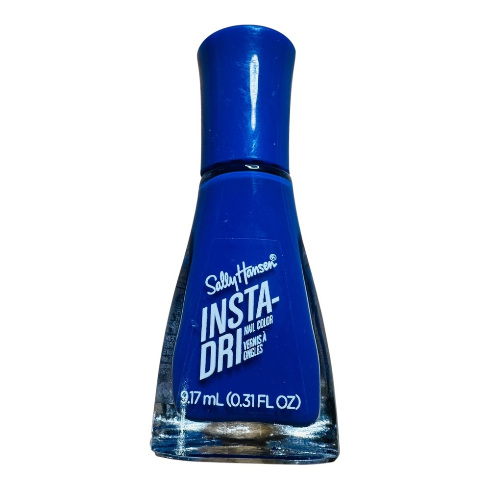 Sally Hansen Insta-Dri Nail Polish 492 On the Download Blue Color